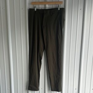 Lululemon Athletica Green Chinos Straight Leg